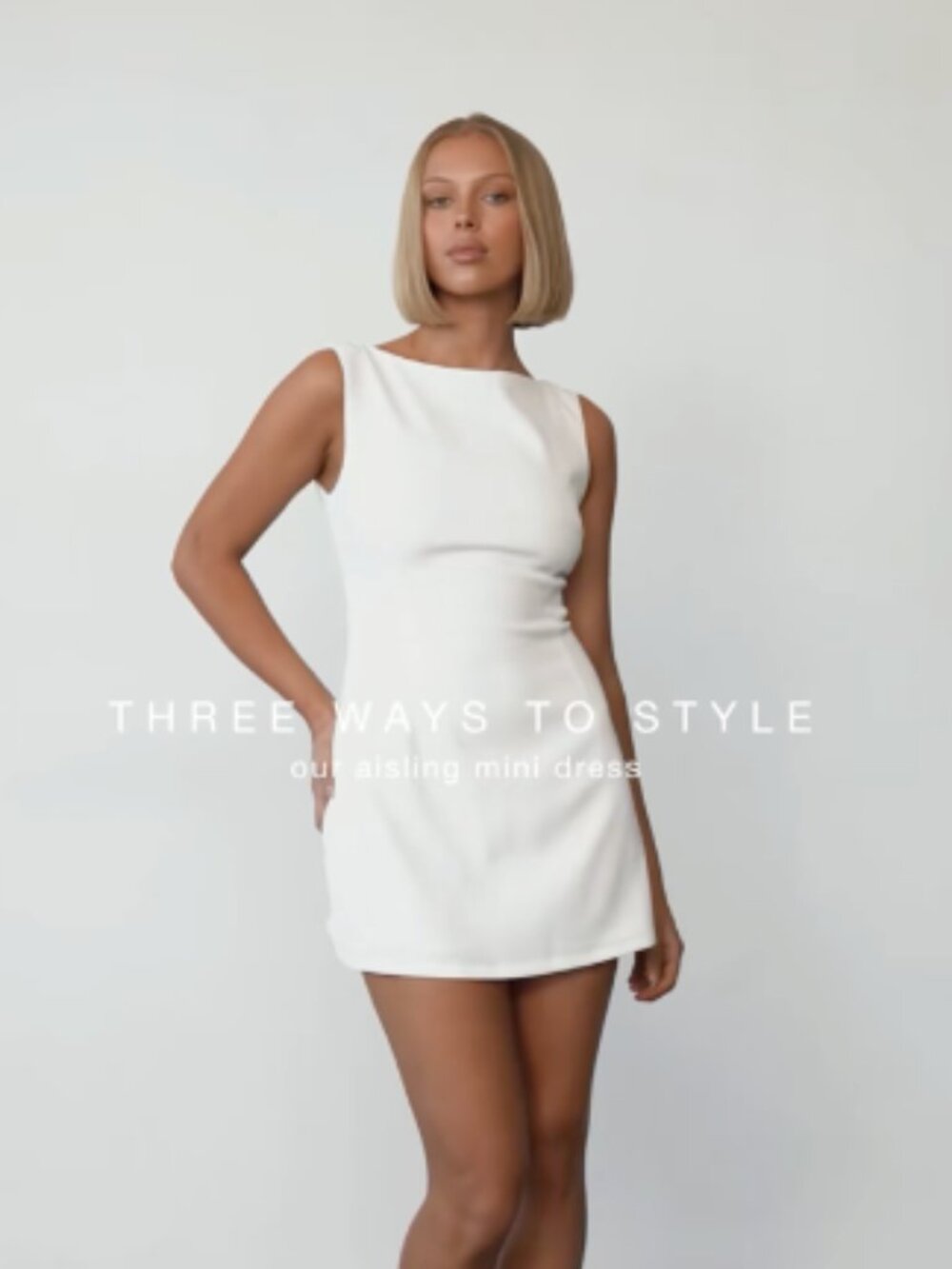 Charcoal Clothing Women's White Dress